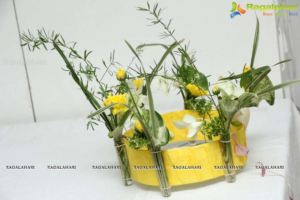 Ikebana International Hyderabad Chapter #250 at Asabhanu Technical Services Ltd