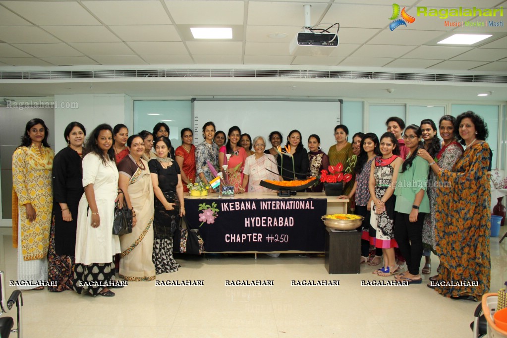 Ikebana International Hyderabad Chapter #250 at Asabhanu Technical Services Ltd