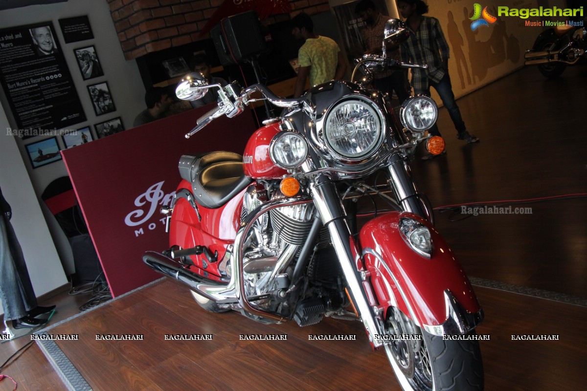 Grand Launch of the 'Scout Sixty' by Indian Motor Cycle at Marks Media Centre, Hyderabad