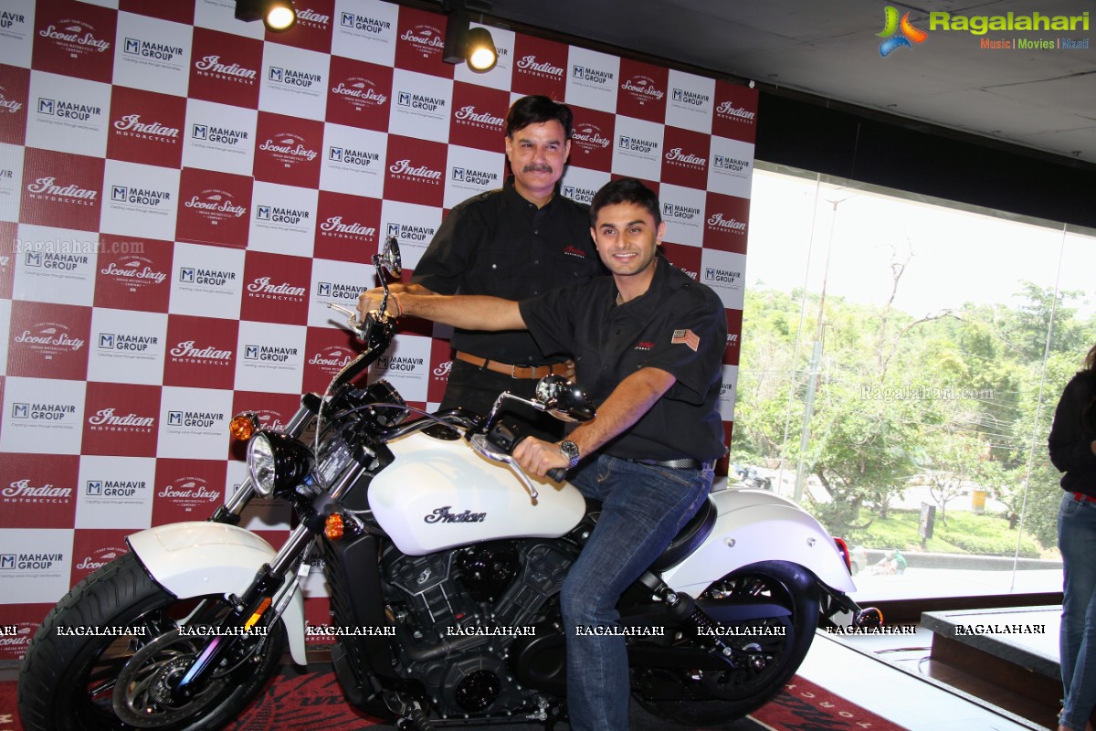 Grand Launch of the 'Scout Sixty' by Indian Motor Cycle at Marks Media Centre, Hyderabad