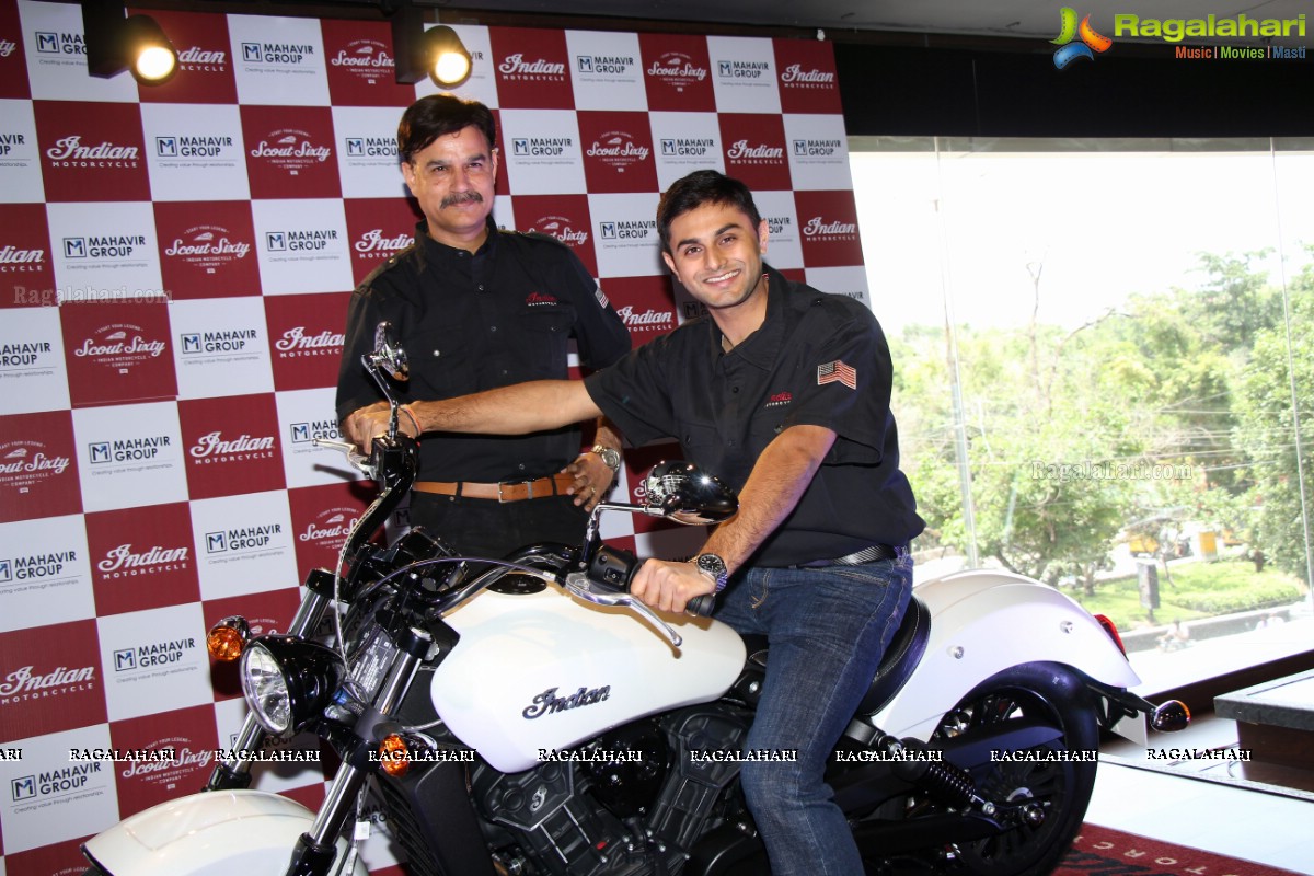 Grand Launch of the 'Scout Sixty' by Indian Motor Cycle at Marks Media Centre, Hyderabad