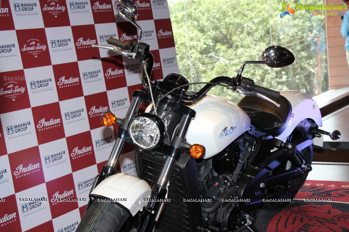 Grand Launch of the 'Scout Sixty' by Indian Motor Cycle at Marks Media Centre, Hyderabad