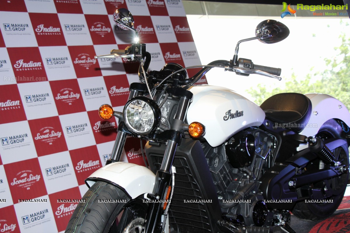 Grand Launch of the 'Scout Sixty' by Indian Motor Cycle at Marks Media Centre, Hyderabad