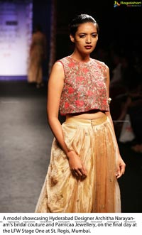 Architha Narayanam Lakme Fashion Extravaganza