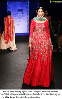 Architha Narayanam Lakme Fashion Extravaganza