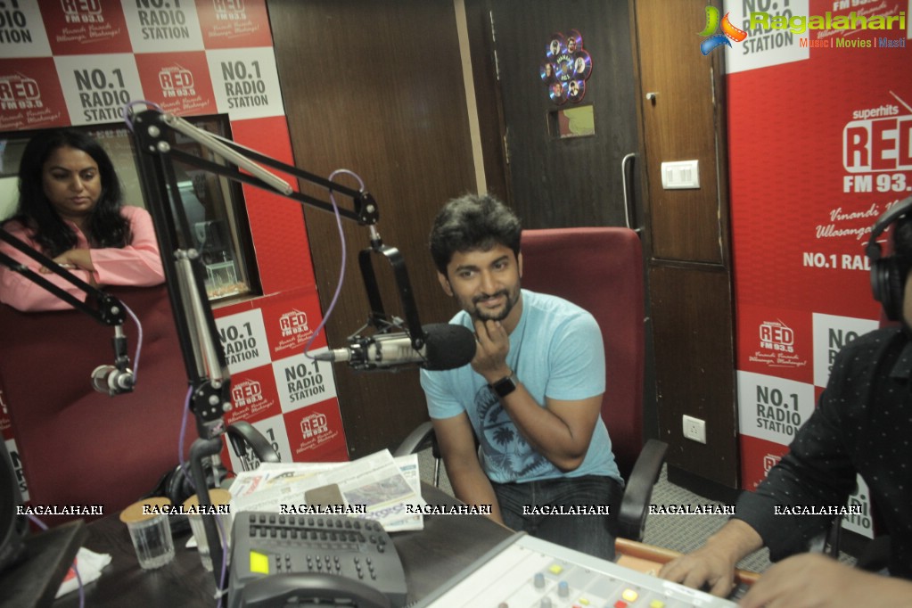 Nani Majnu Song Launch at Red FM, Hyderabad