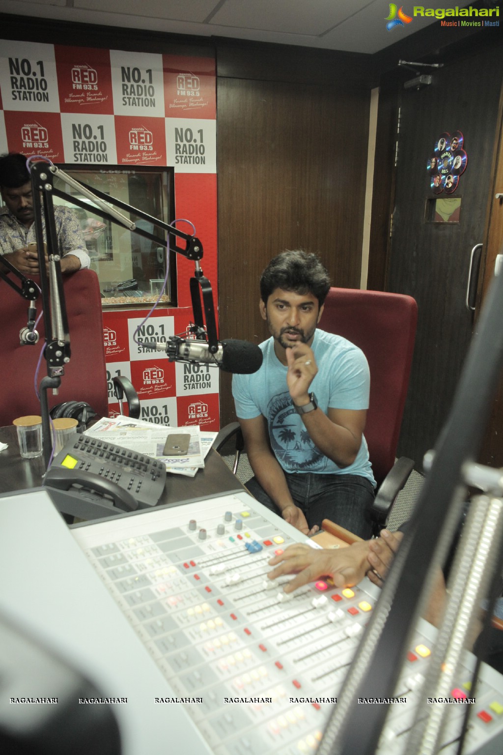 Nani Majnu Song Launch at Red FM, Hyderabad
