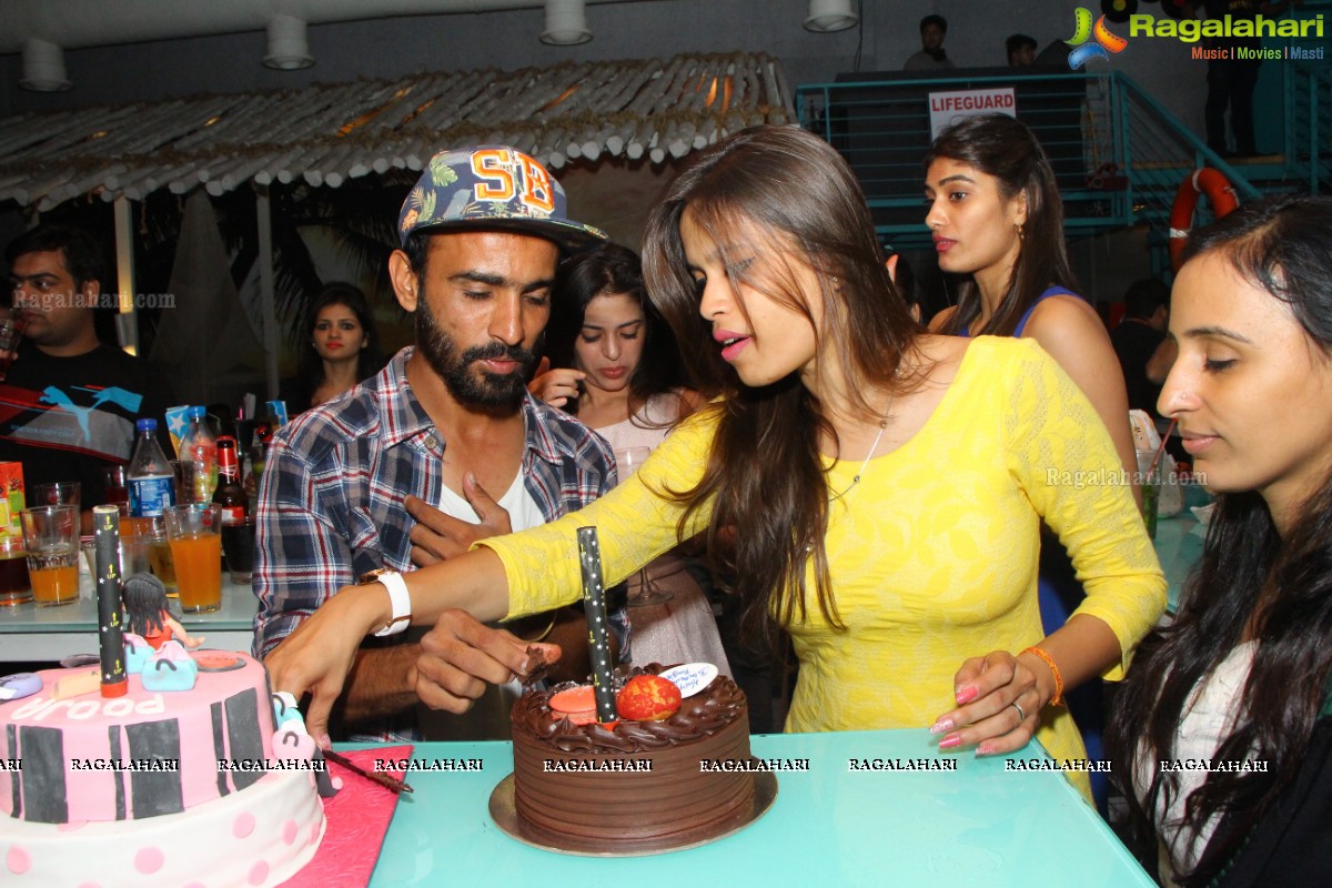 Pooja Birthday Bash at The Tiki Shack, Jubilee Hills, Hyderabad
