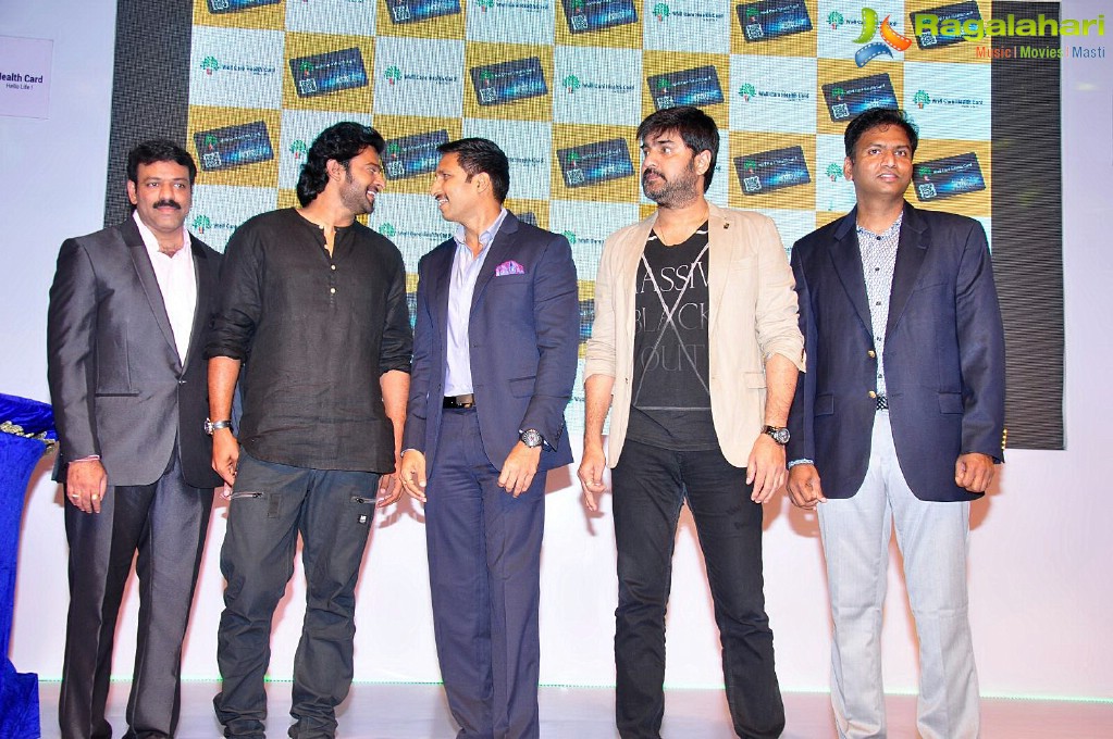 Prabhas, Gopichand and Srikanth launches Well Care Health Card