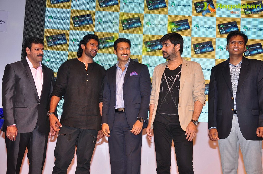 Prabhas, Gopichand and Srikanth launches Well Care Health Card