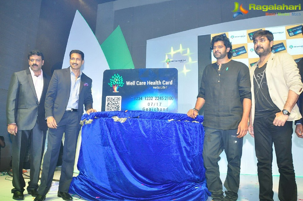 Prabhas, Gopichand and Srikanth launches Well Care Health Card