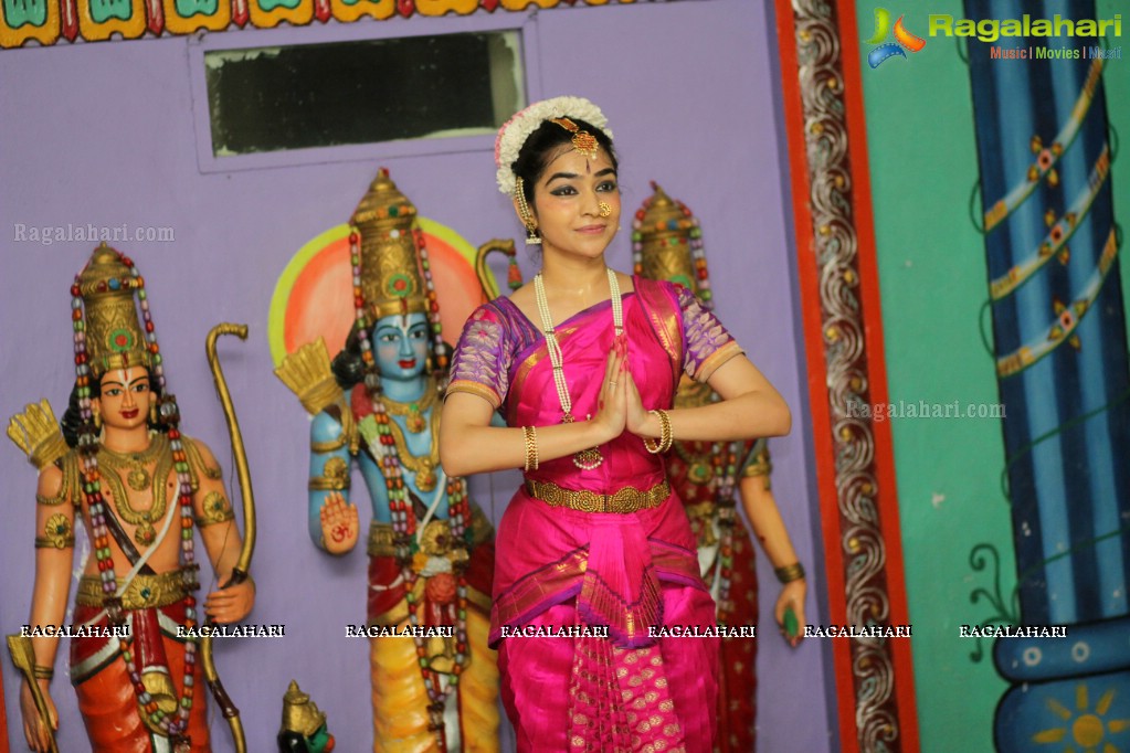 Bharatnatyam Performance by Raisa Luther at Sree Sita Rama Swamy Temple, Jubilee Hills