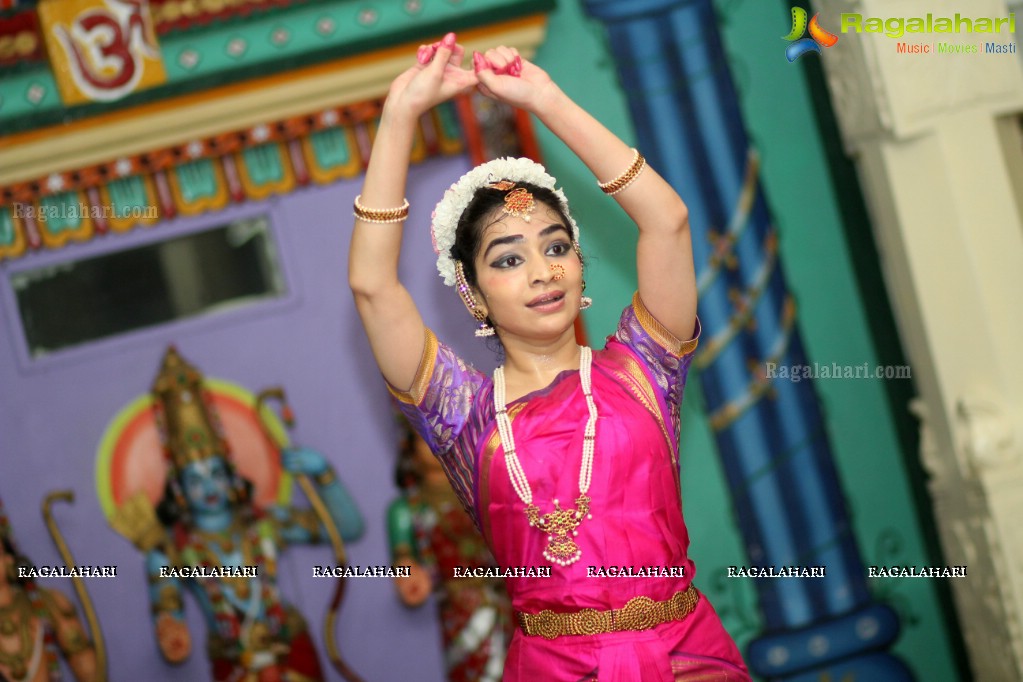 Bharatnatyam Performance by Raisa Luther at Sree Sita Rama Swamy Temple, Jubilee Hills