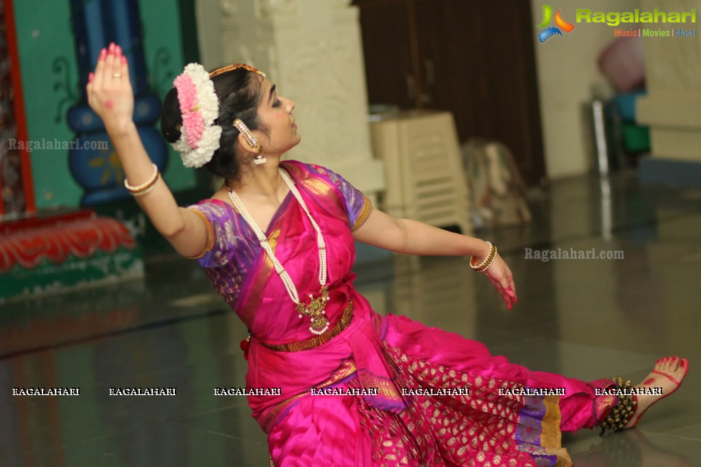 Bharatnatyam Performance by Raisa Luther at Sree Sita Rama Swamy Temple, Jubilee Hills