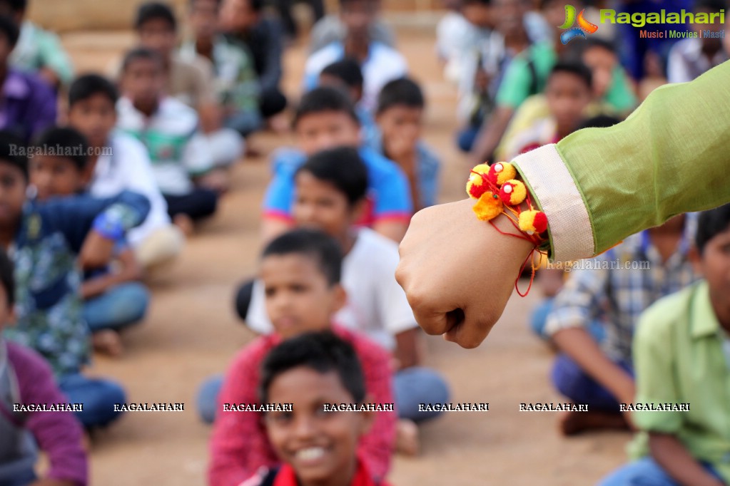 Raksha Bandhan Celebrations with Manali Rathod at Child Heaven International Home for Children and Women