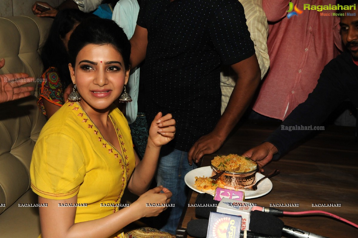 Samantha launches Bahar Cafe, Marathahalli, Bengaluru