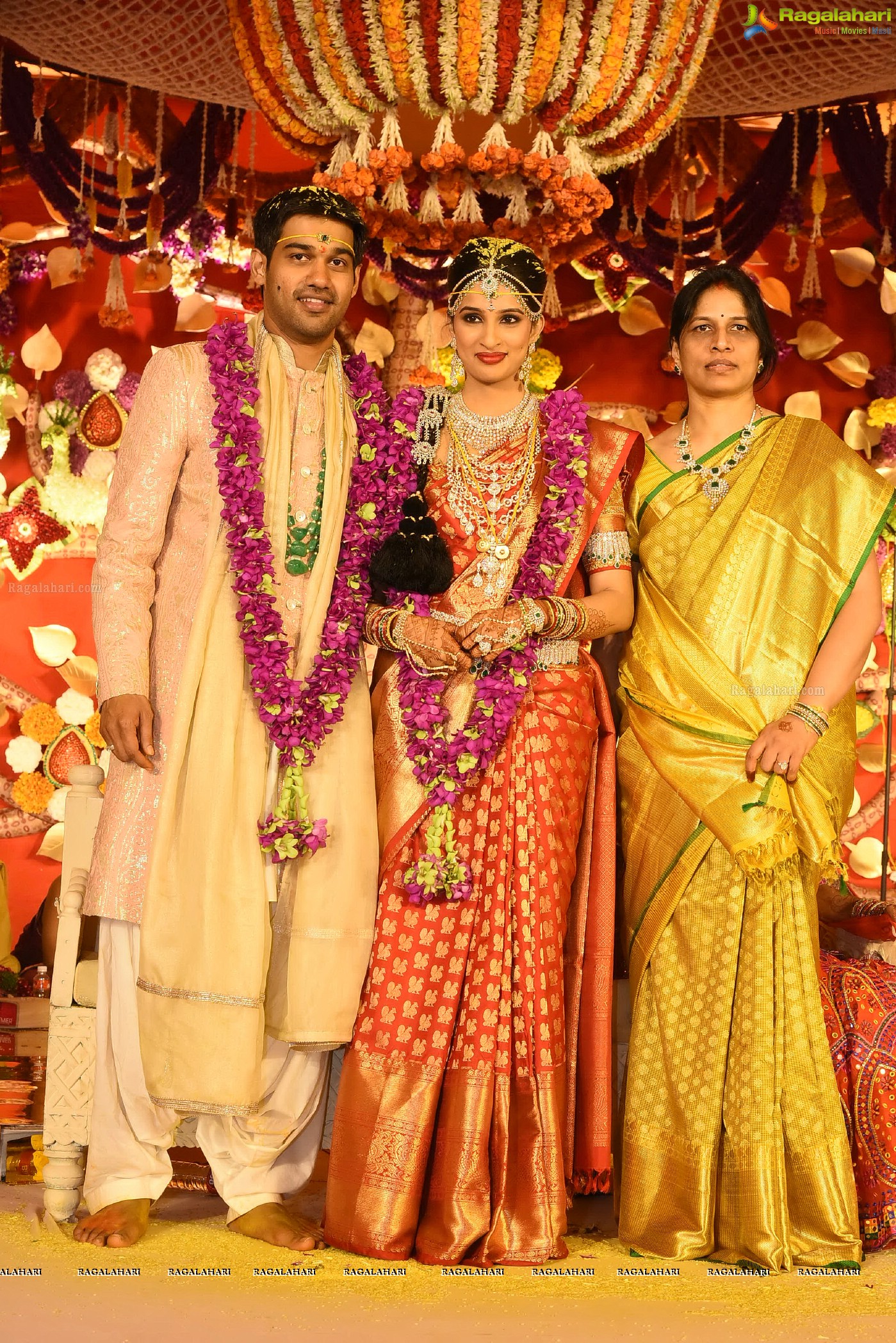 Grand Wedding Ceremony of Pranav-Swathi at N Convention, Hyderabad