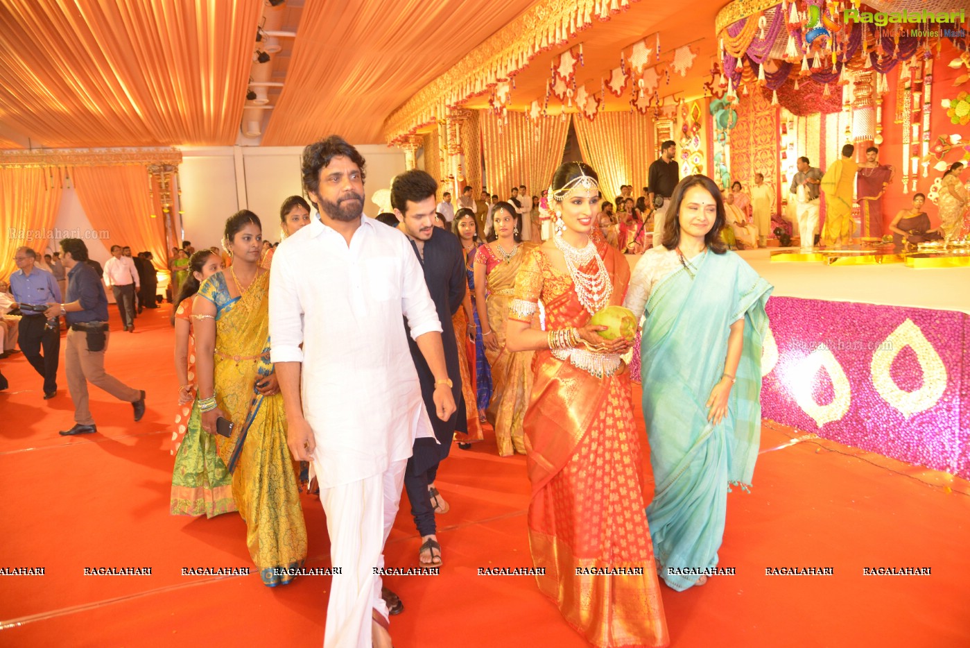 Grand Wedding Ceremony of Pranav-Swathi at N Convention, Hyderabad