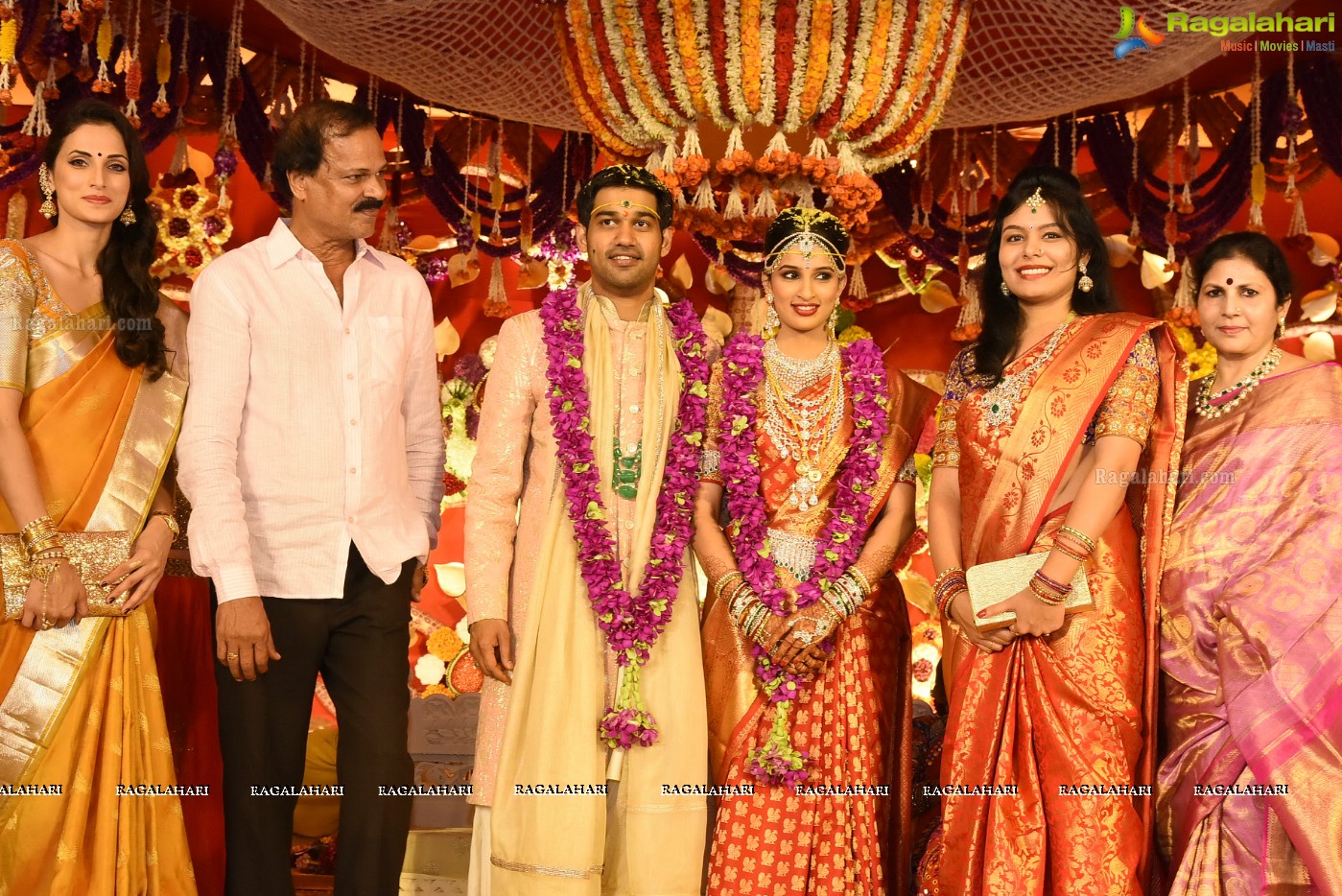 Grand Wedding Ceremony of Pranav-Swathi at N Convention, Hyderabad