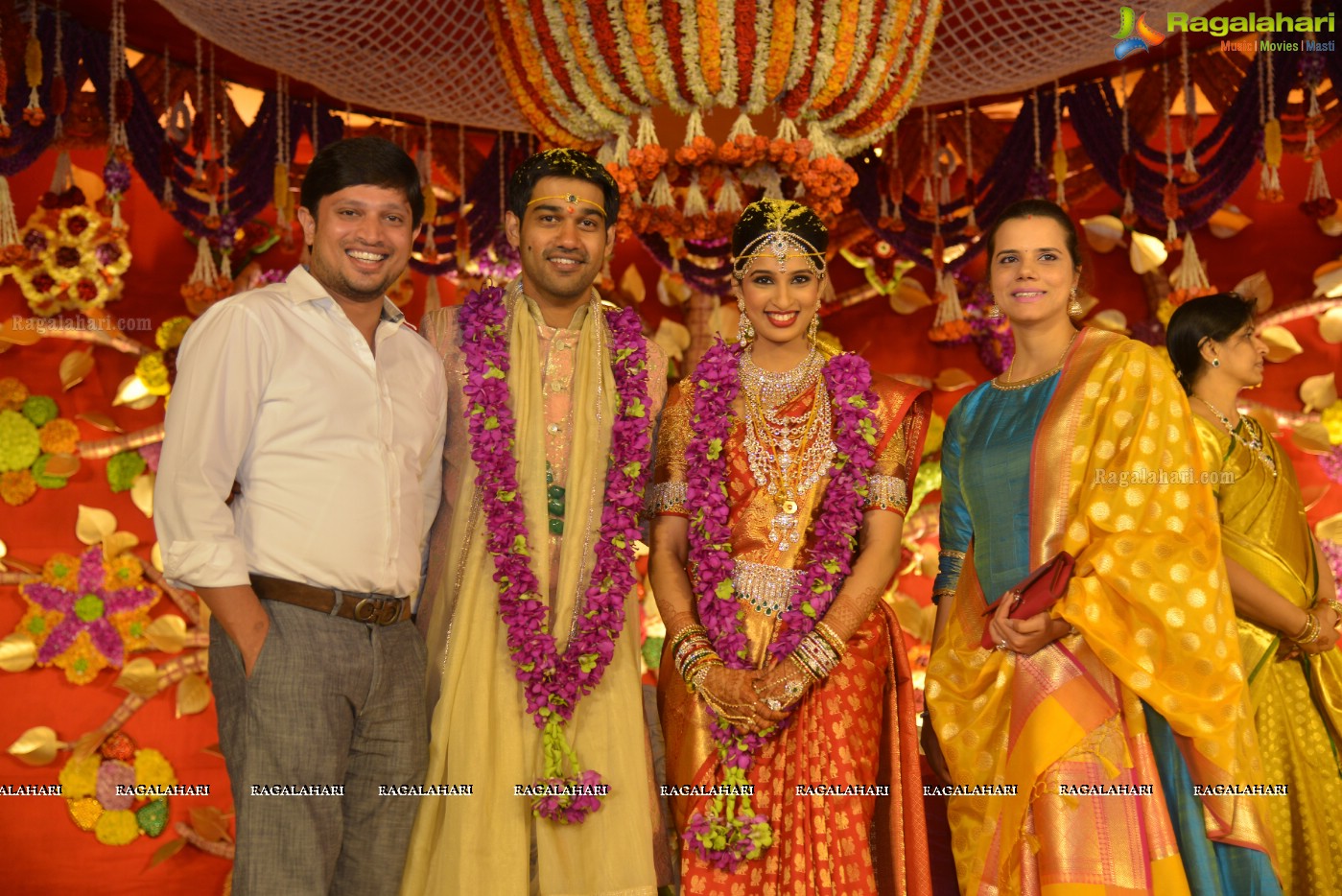 Grand Wedding Ceremony of Pranav-Swathi at N Convention, Hyderabad