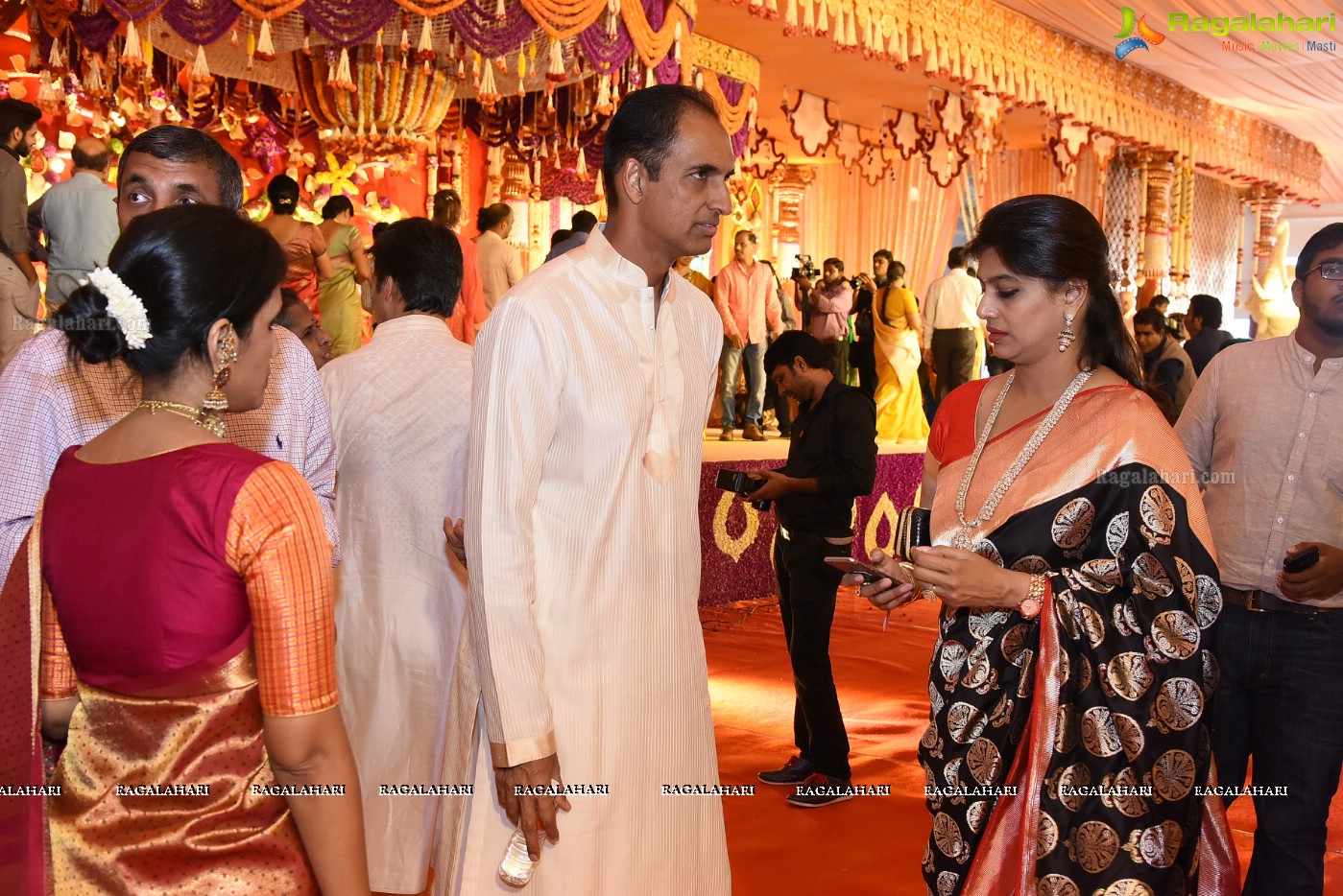 Grand Wedding Ceremony of Pranav-Swathi at N Convention, Hyderabad