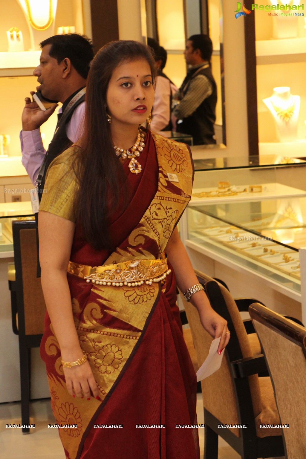 Lasya launches TBZ's Devan Collection - The New Range of Temple Jewellery at TBZ Showroom, Hyderabad