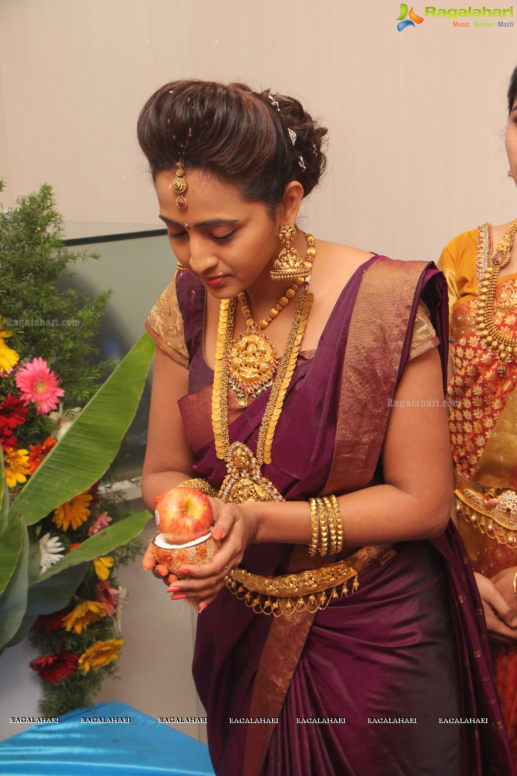 Lasya launches TBZ's Devan Collection - The New Range of Temple Jewellery at TBZ Showroom, Hyderabad