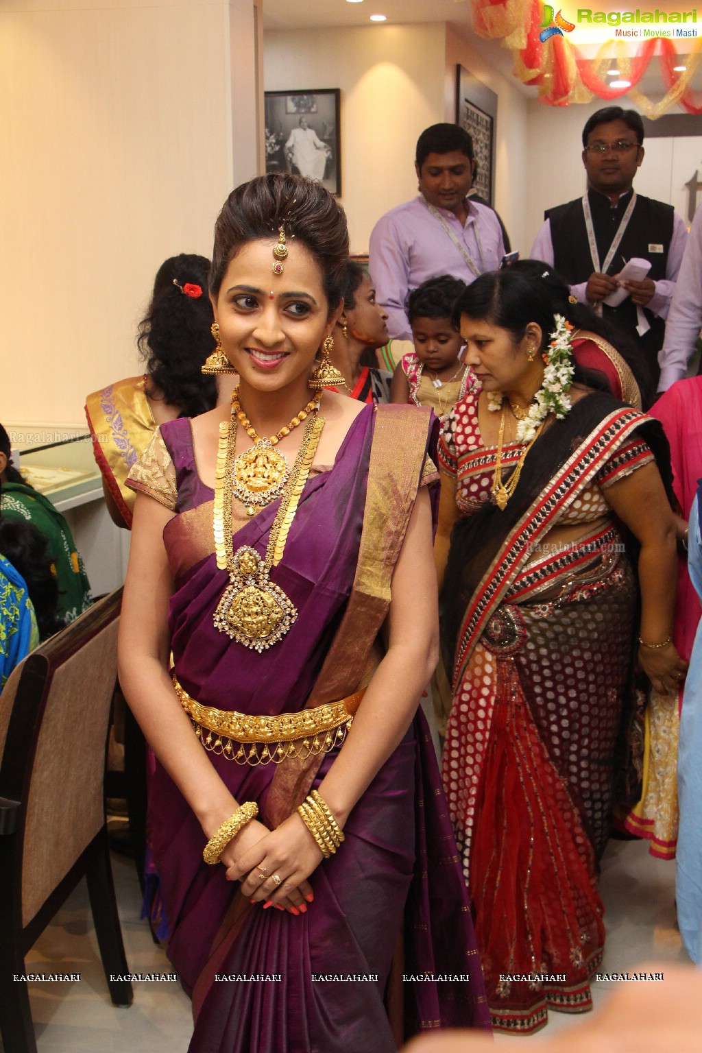 Lasya launches TBZ's Devan Collection - The New Range of Temple Jewellery at TBZ Showroom, Hyderabad