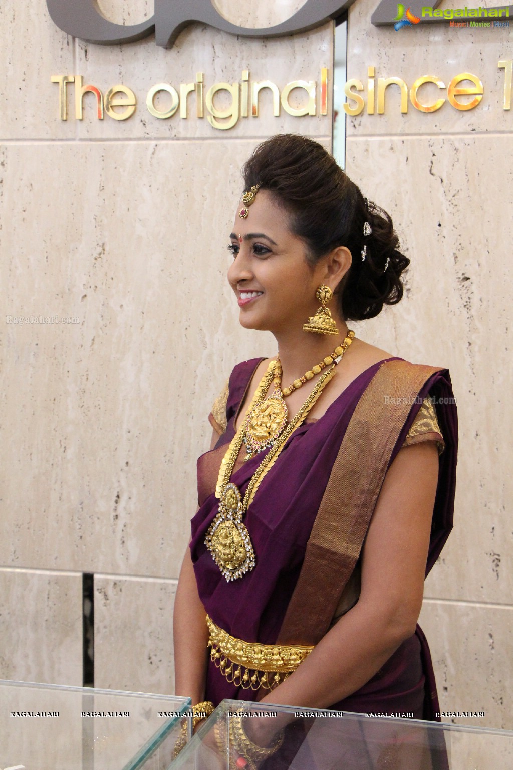 Lasya launches TBZ's Devan Collection - The New Range of Temple Jewellery at TBZ Showroom, Hyderabad