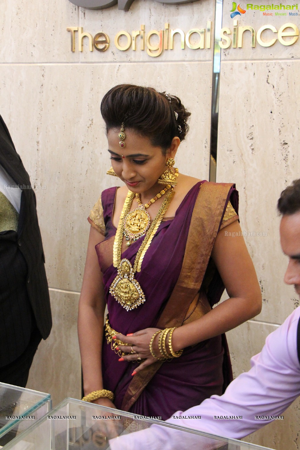 Lasya launches TBZ's Devan Collection - The New Range of Temple Jewellery at TBZ Showroom, Hyderabad