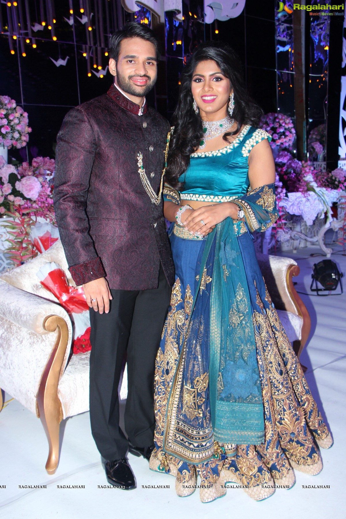 Engagement Ceremony of Vivekanand and Rachna at HICC Novotel, Hyderabad