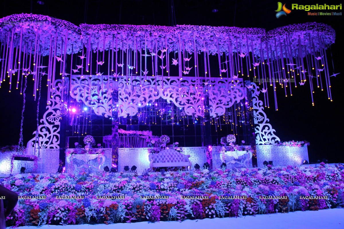 Engagement Ceremony of Vivekanand and Rachna at HICC Novotel, Hyderabad