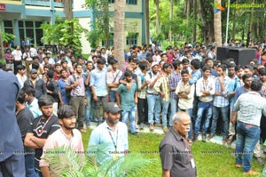 Nene Raju Nene Mantri Team At KL University