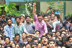 Nene Raju Nene Mantri Team At KL University