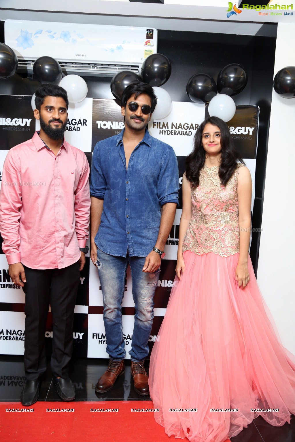 Aadhi Pinisetty launches Toni and Guy at Film Nagar, Hyderabad