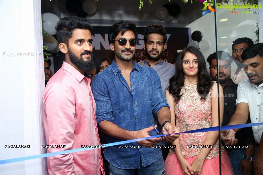 Aadhi Pinisetty launches Toni and Guy at Film Nagar, Hyderabad