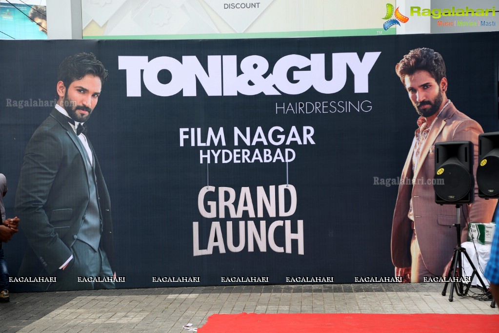 Aadhi Pinisetty launches Toni and Guy at Film Nagar, Hyderabad