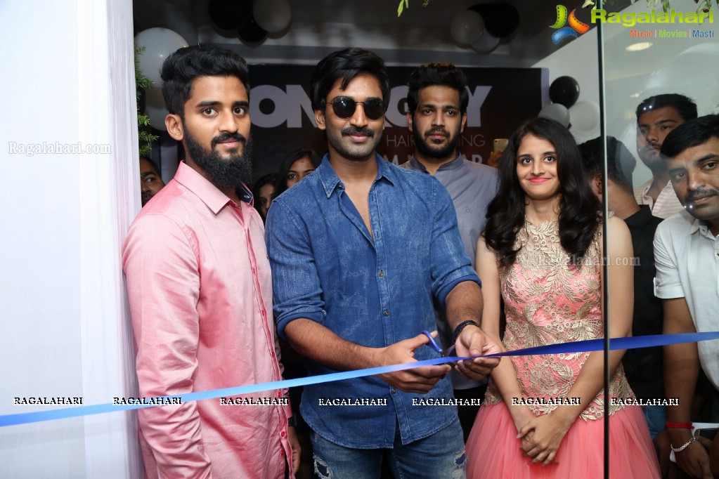 Aadhi Pinisetty launches Toni and Guy at Film Nagar, Hyderabad