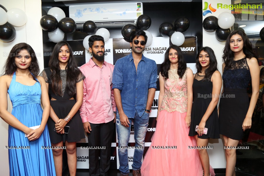 Aadhi Pinisetty launches Toni and Guy at Film Nagar, Hyderabad