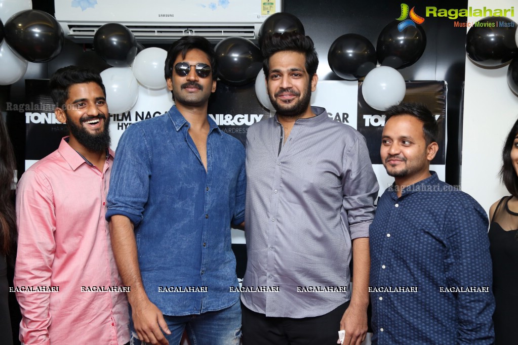 Aadhi Pinisetty launches Toni and Guy at Film Nagar, Hyderabad