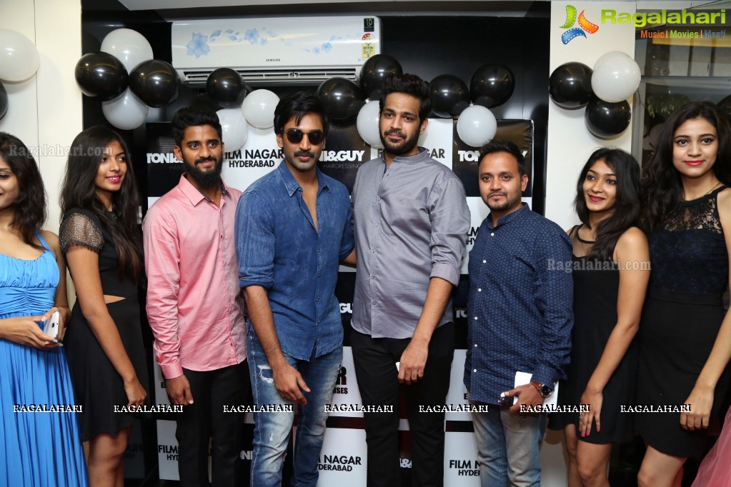 Aadhi Pinisetty launches Toni and Guy at Film Nagar, Hyderabad