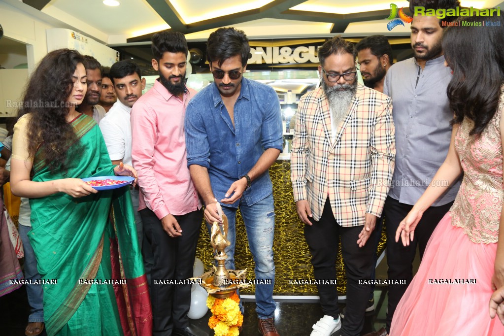 Aadhi Pinisetty launches Toni and Guy at Film Nagar, Hyderabad