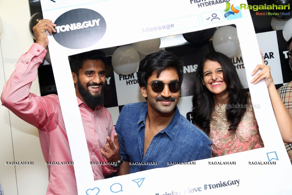 Aadhi Pinisetty launches Toni and Guy at Film Nagar, Hyderabad