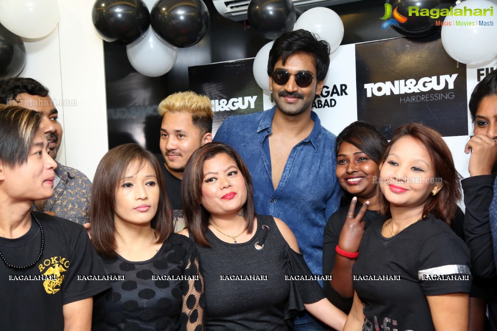 Aadhi Pinisetty launches Toni and Guy at Film Nagar, Hyderabad