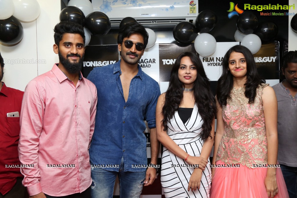 Aadhi Pinisetty launches Toni and Guy at Film Nagar, Hyderabad