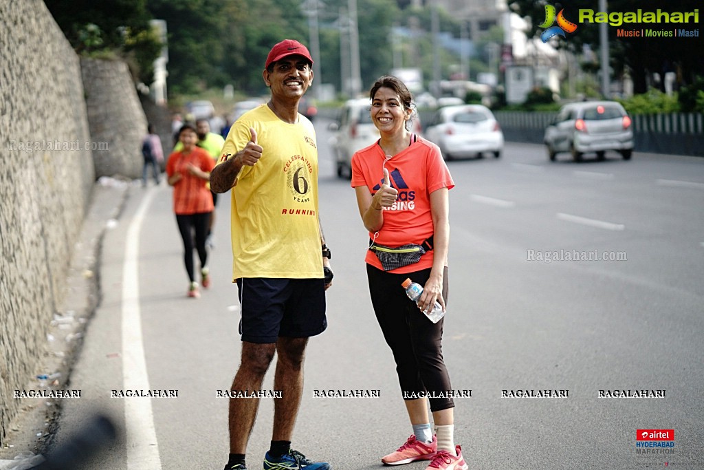 Airtel Hyderabad  Marathon 2017 Trail Run by The Hyderabad Runners Society