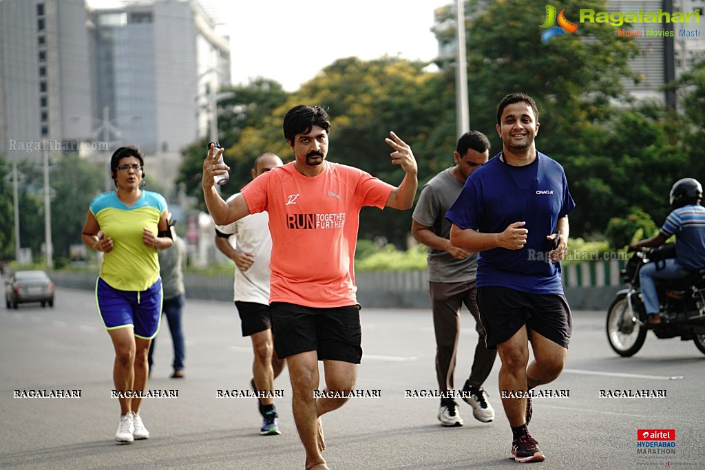 Airtel Hyderabad  Marathon 2017 Trail Run by The Hyderabad Runners Society