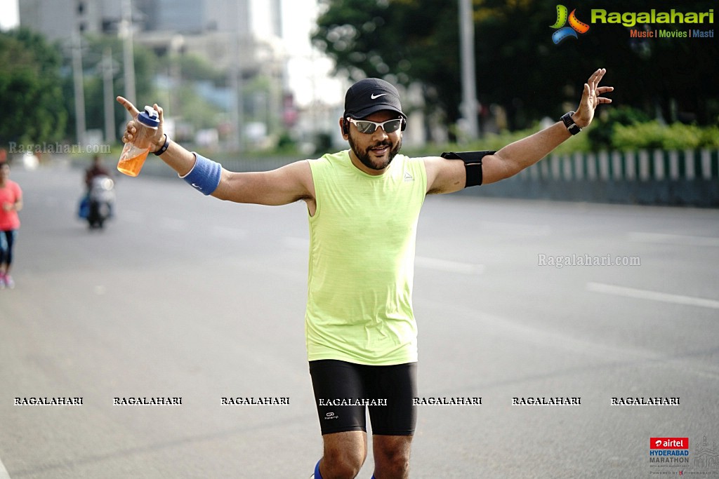 Airtel Hyderabad  Marathon 2017 Trail Run by The Hyderabad Runners Society