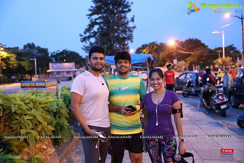 Airtel Hyderabad  Marathon 2017 Trail Run by The Hyderabad Runners Society