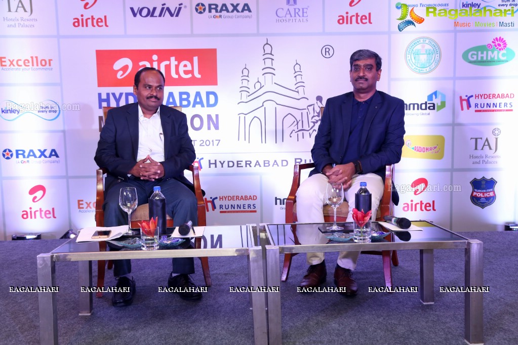 Airtel Hyderabad Marathon 2017 Press Conference by Hyderabad Runners Society